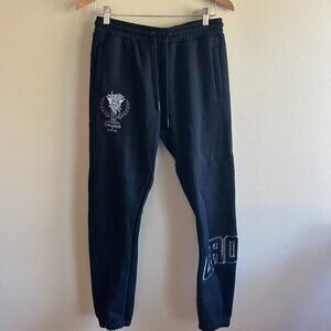 Crooks and Castles Black Sweatpants